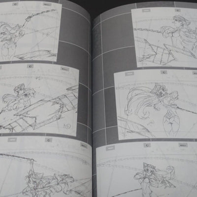 Aminendo Senki Zesshou Symphogear Key Frame Art Collection Book Hanyu Rough 04 