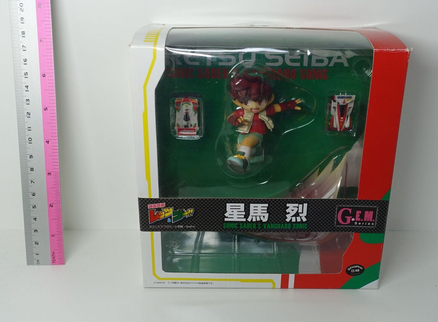 Megahouse Bakusou Kyoudai Let's & Go!! Figure SONIC SABER & VANGUARD SONIC G.E.M 