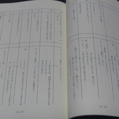 WIT STUDIO Vivy -Fluorite Eye's Song- Japanese Scenario Script Book Epi 13 