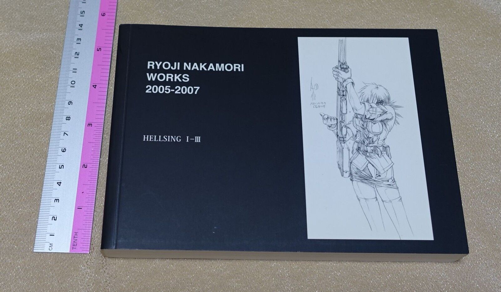 RYOJI NAKAMORI WORKS 2005-2007 HELLSING 1-3 Key Frame art collection book 