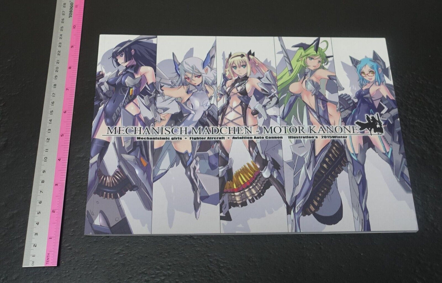 Nenchi Original Color Art Book MECHANISCH MADCHEN - MOTOR KANONE 