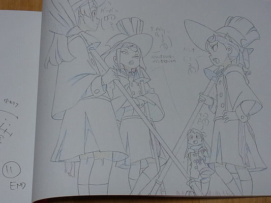TRIGGER Little Witch Academia Exhibition Event Item Key Animation Art Book 
