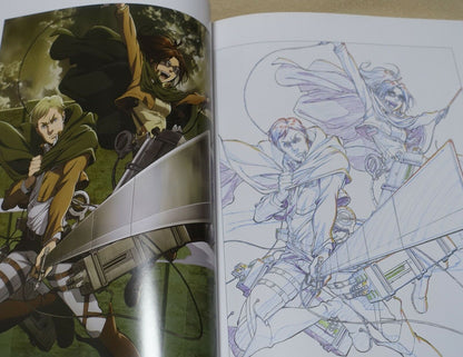 WIT STUDIO Attack on Titan Illustration Art Book vol.1 & 2 Set 