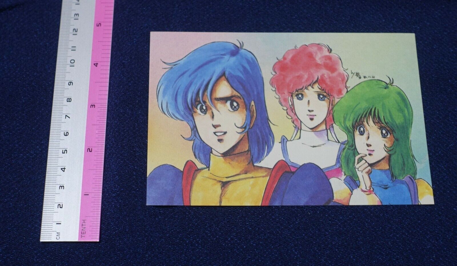 Post Card From Japanese Old Animation Magazine Super Dimension Century Orguss B 