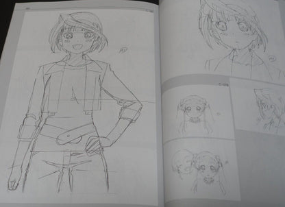 Masakatsu Sasaki Animation Key Frame Art Work Book 3 - Saki - 160page 