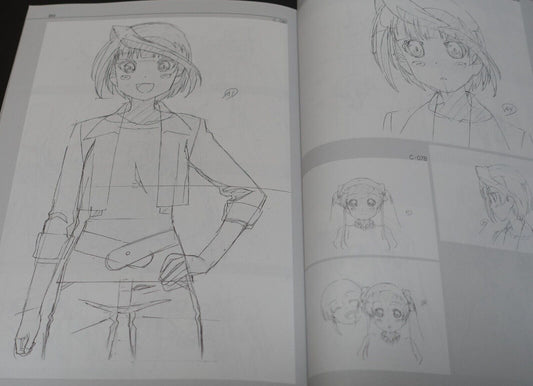 Masakatsu Sasaki Animation Key Frame Art Work Book 3 - Saki - 160page 