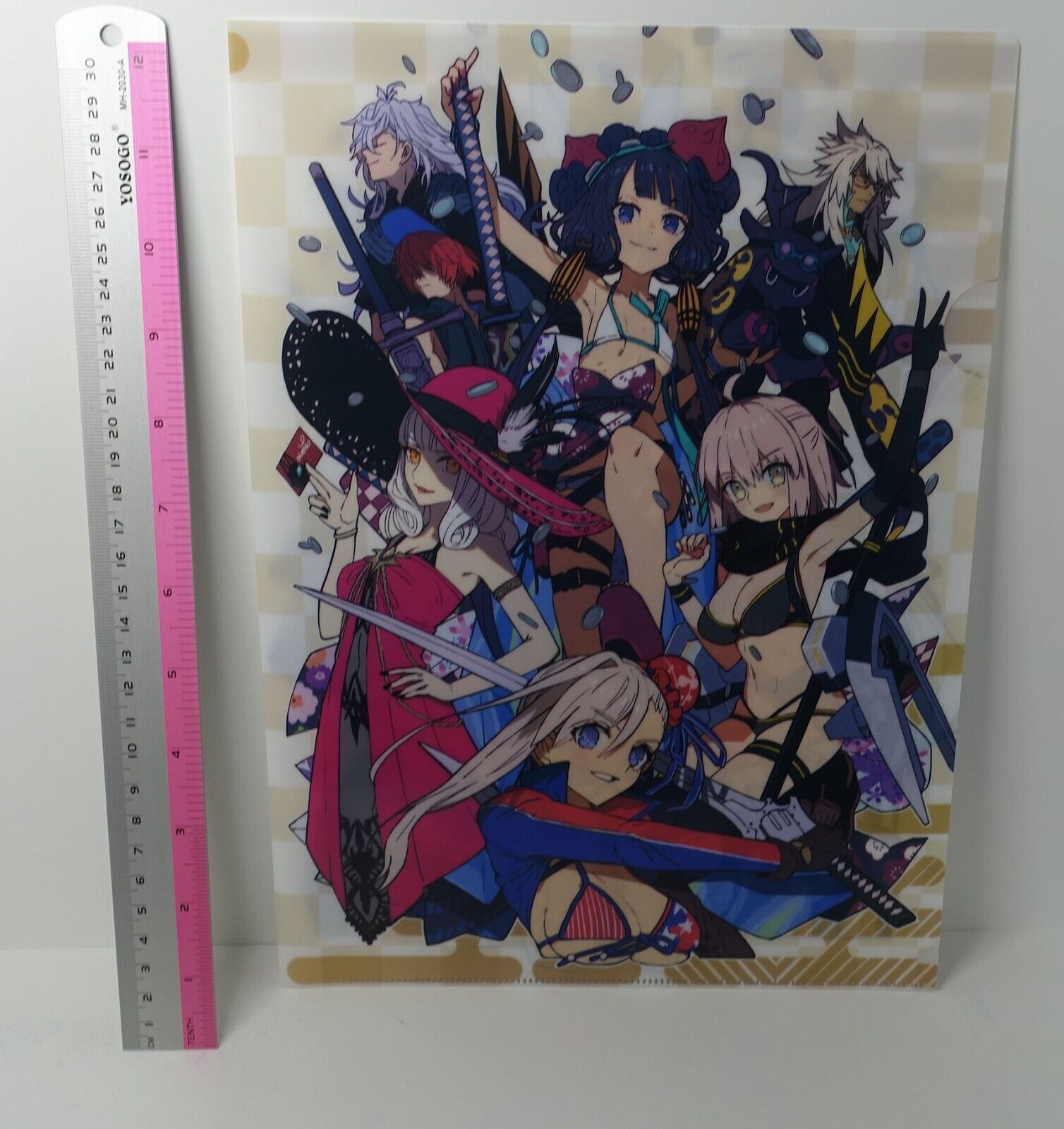 Wadamemo Arco Wada Fate Grand Order FGO PVC Art Sheet Clear File 