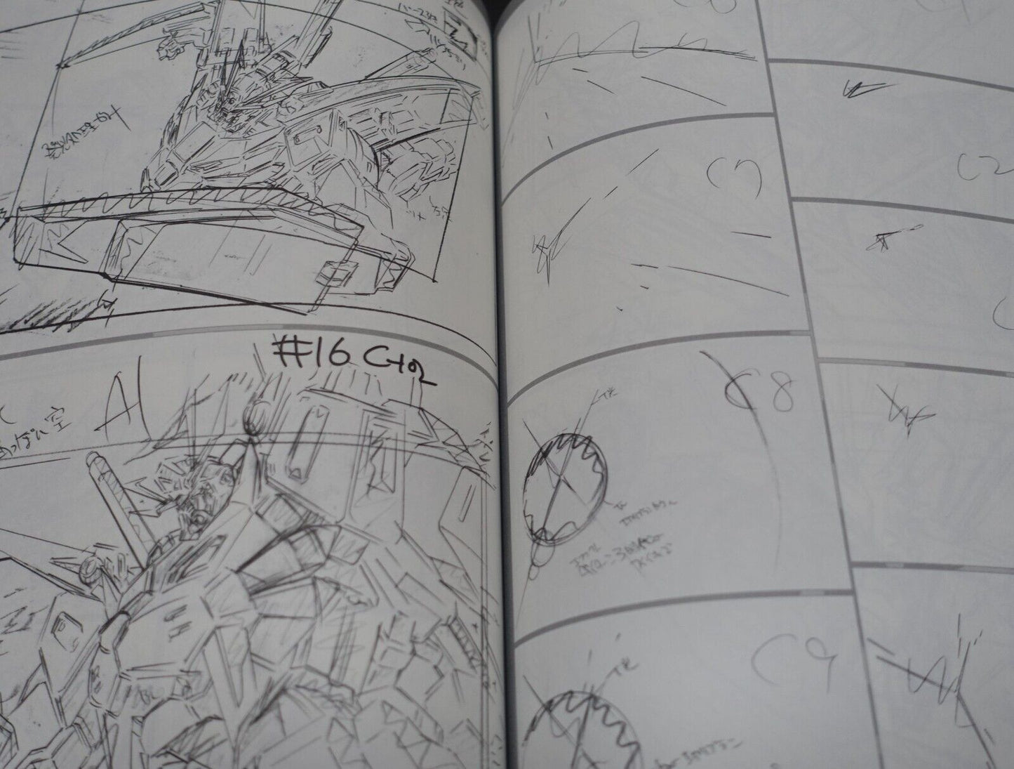 Masami Obari Animation Gundam Build Fighters Try Key Frame Art Book 