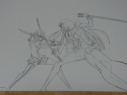 Kill la Kill Printed Key Frame Art 5 piece VERY RARE Ryuko Mako Satsuki Ira 