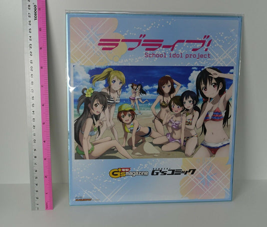 LOVE LIVE! Dengeki G's Magazine Privilege Shikishi Art Board 