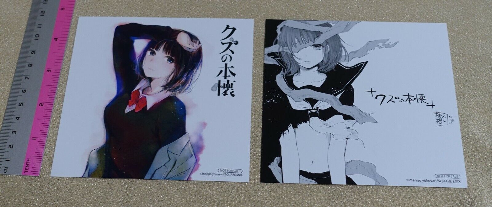 Mengo Yokoyari Scum's Wish Kuzu no Honkai Privilege Shikishi Art Card Set 