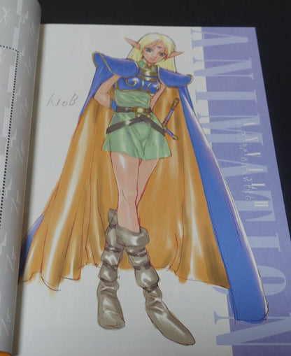 NOBUTERU YUKI Rough Drawings ANVIL2 Record of the Lodoss War etc 