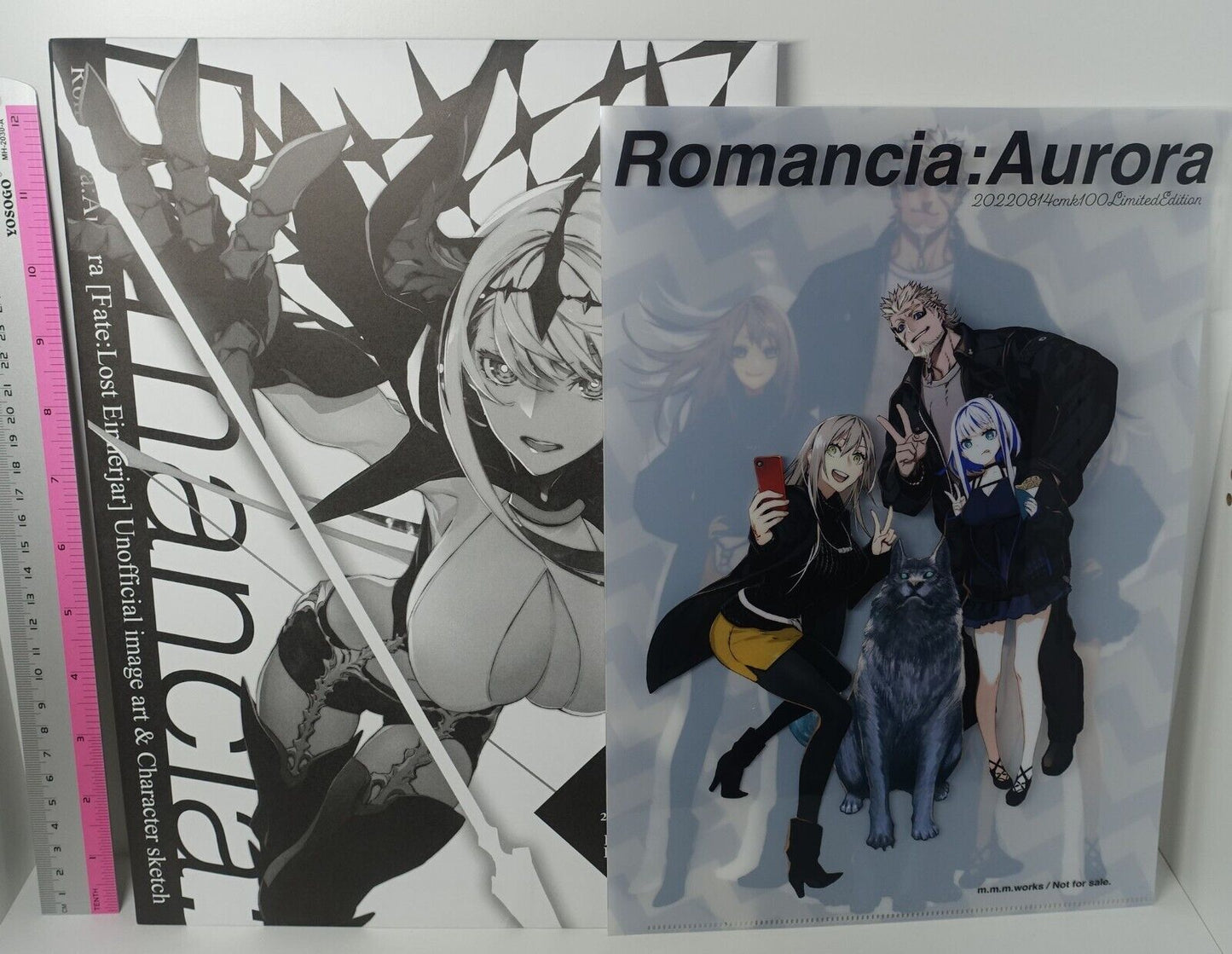 Shirow Miwa Fate Grand Order FGO Designer Art Book Romancia Aurora & Goods Set 