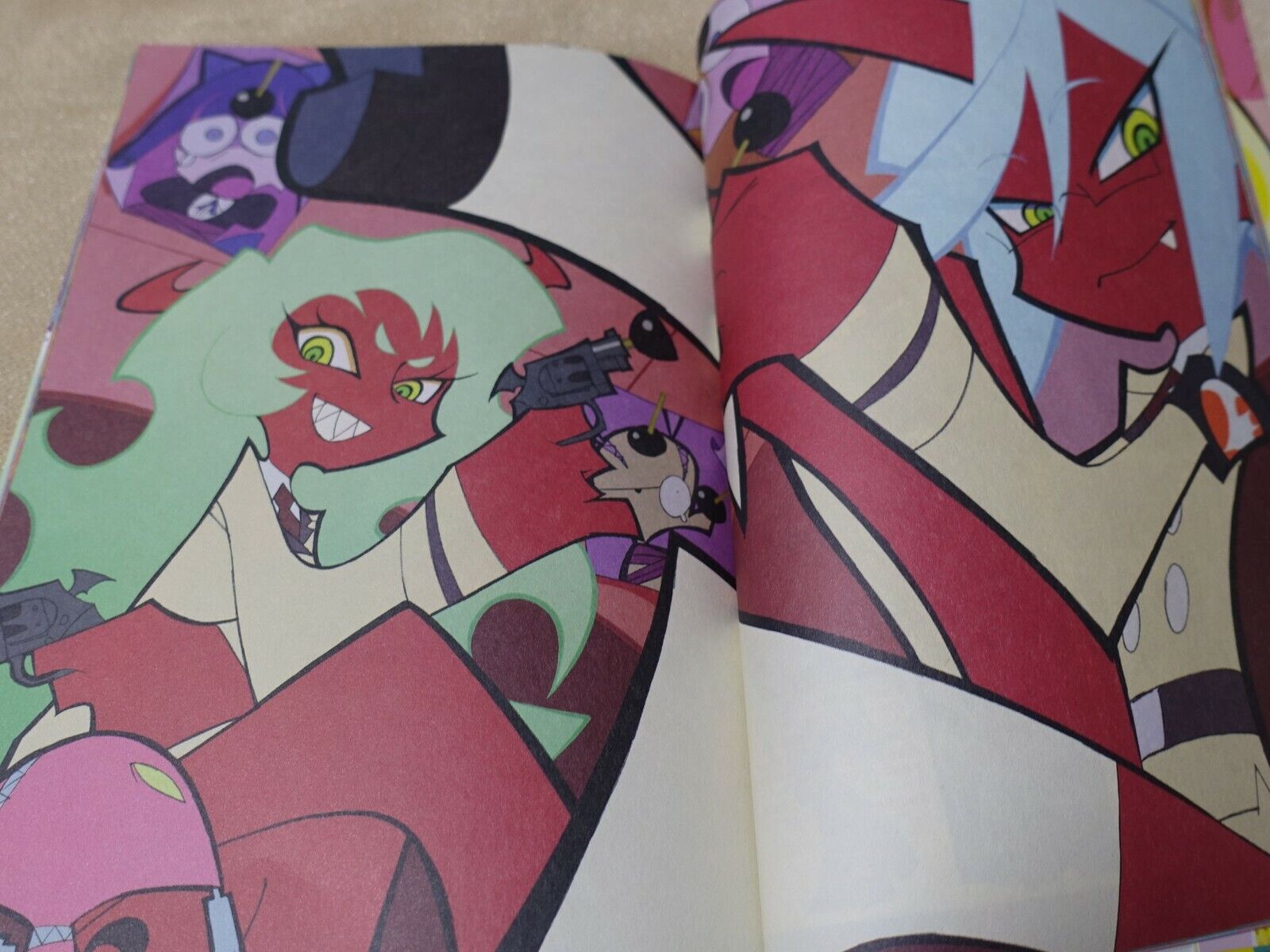 Panty and Stocking Design Data Illustration Art Book DATENCITY PAPARAZZI & 