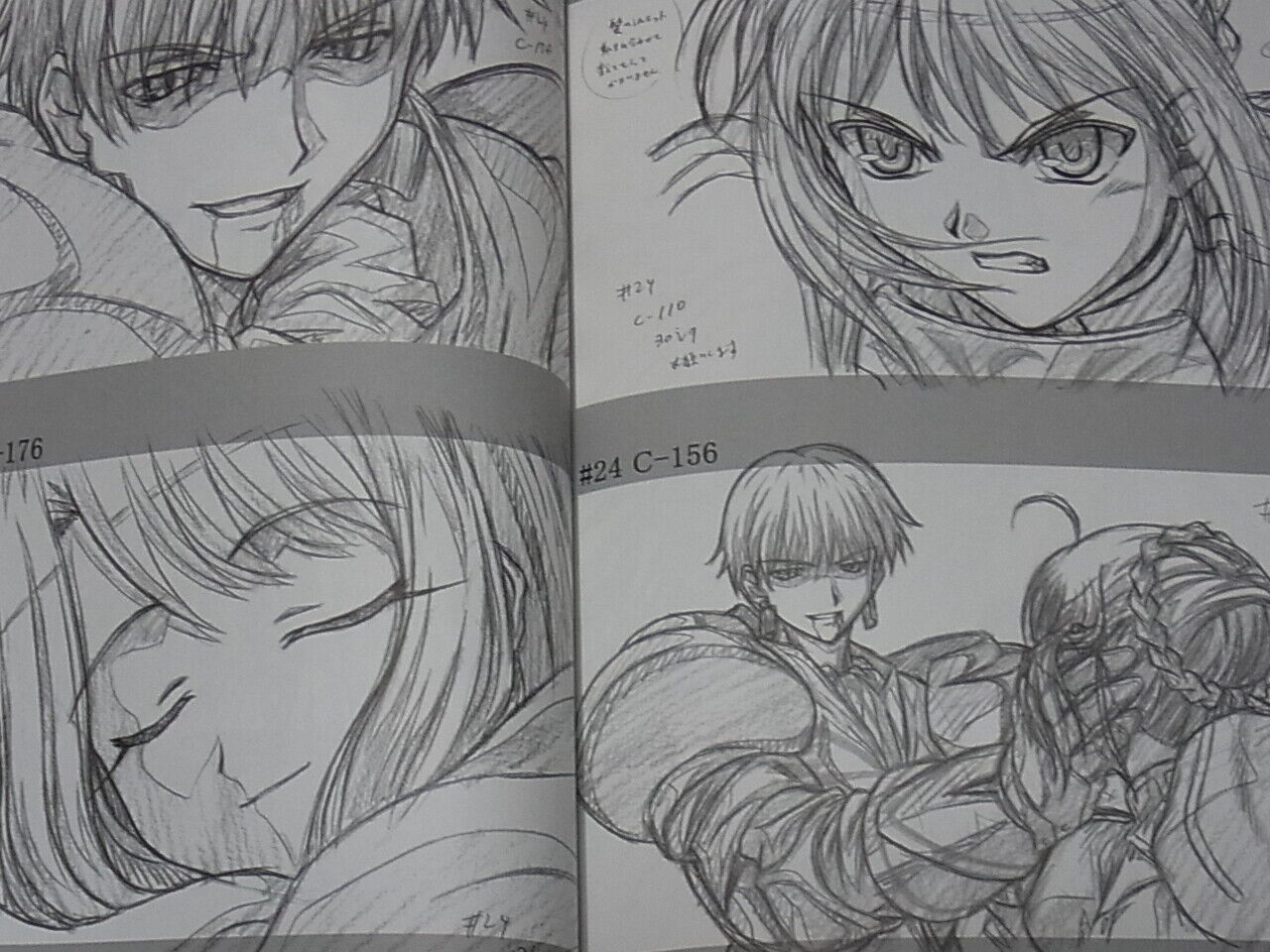 CLUB40 Animation Fate Key Frame Art & Visual Art Book Set 