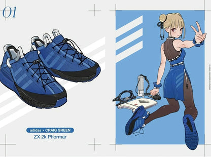 C99 atmosphere tarou2 Sneaker & Girls Color Art Book TAROU'S KICKS 1-3 