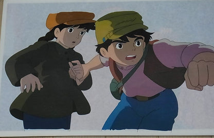 STUDIO GHIBLI LAPUTA Castle in the Sky Animation Cel & Art Sheet Set 