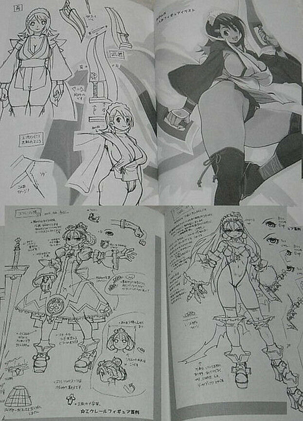 Ryoji Illustration Art Book Atelier 2deux LaPucelle 