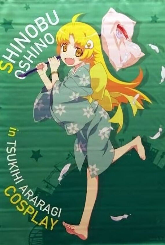 Bakemonogatari 51 x 72 cm Tapestry Shinobu Oshino Tsukihi Costume 