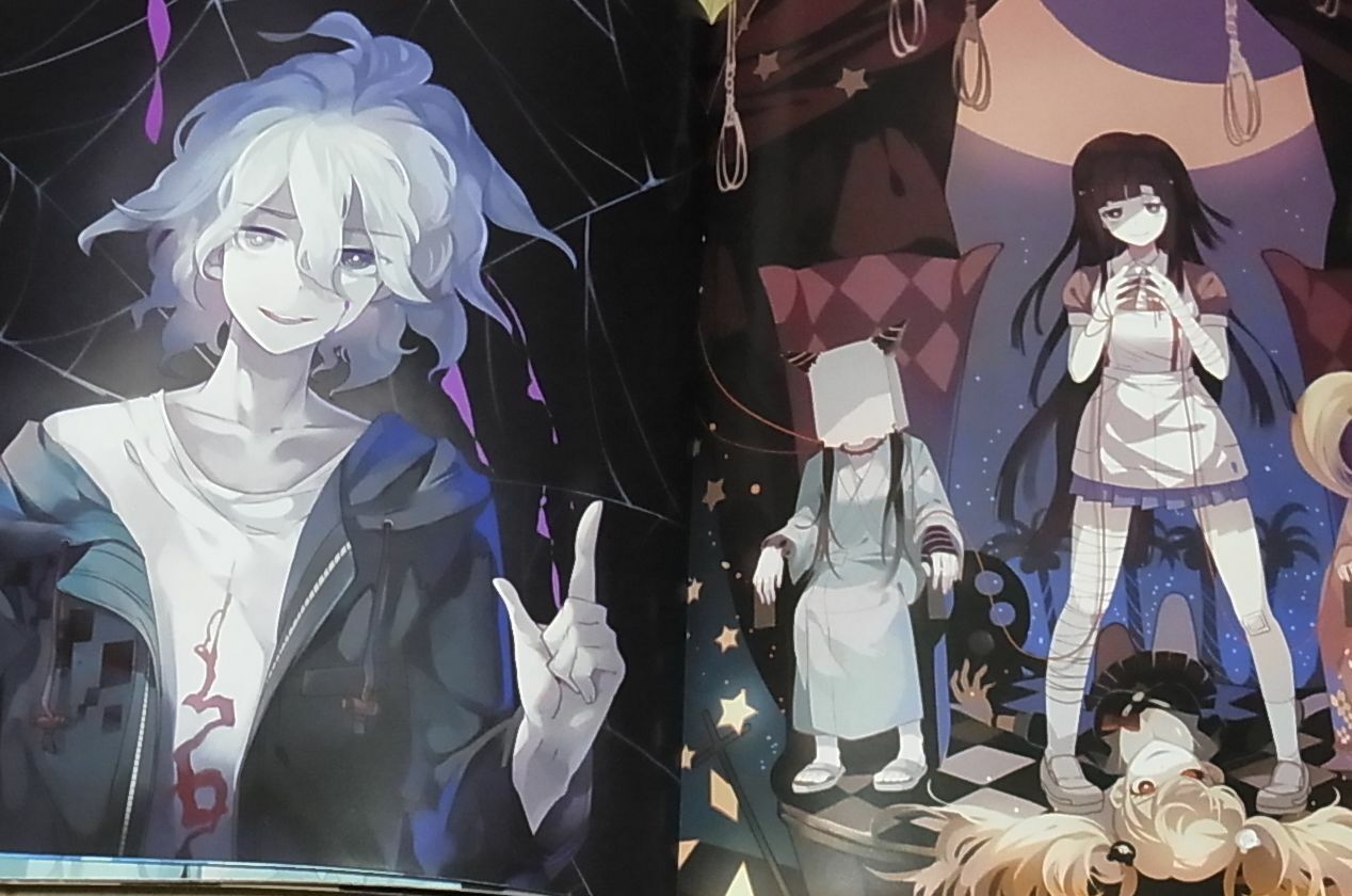 Dhiea Danganronpa Color Fan Art Book hope vs despair Dangan Ronpa 