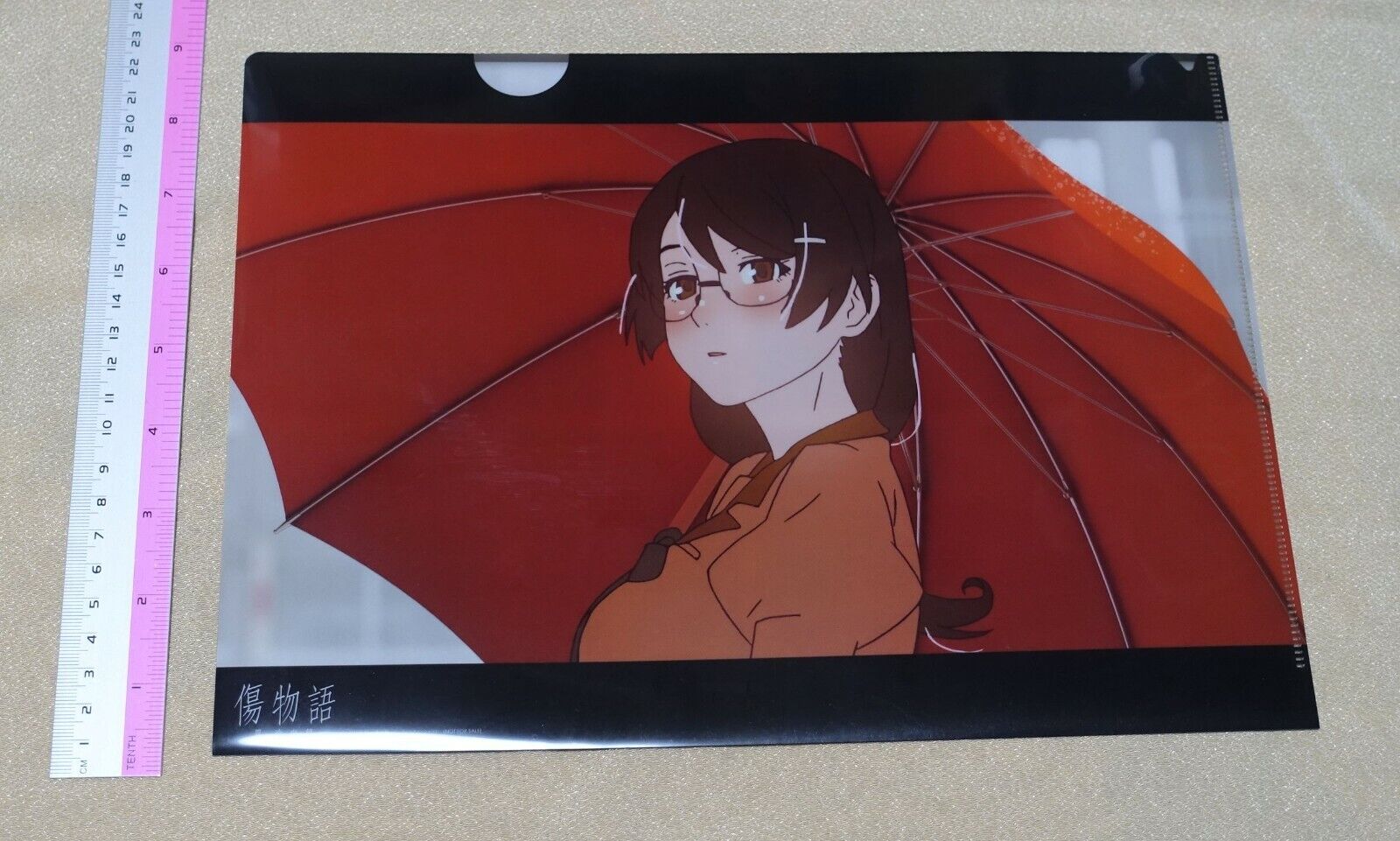SHAFT Bakemonogatari PVC Art Sheet Tsubasa Hanekawa 