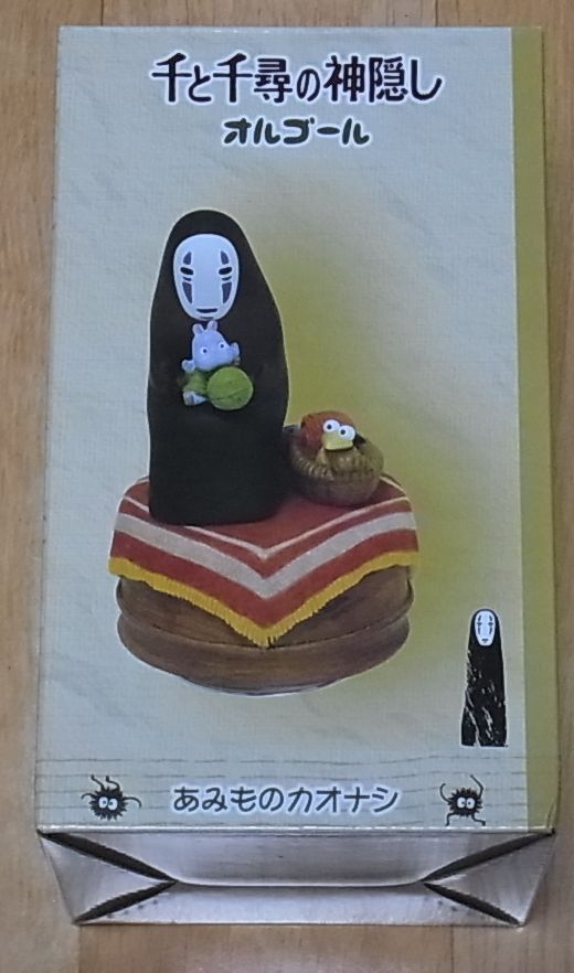 Studio Ghibli My Neighbor Totoro Music Box Figure Spirited Away No Face 