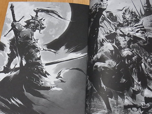 sansyu Original Fantasy Illustration Art Book shirokurosansyu with autograph 