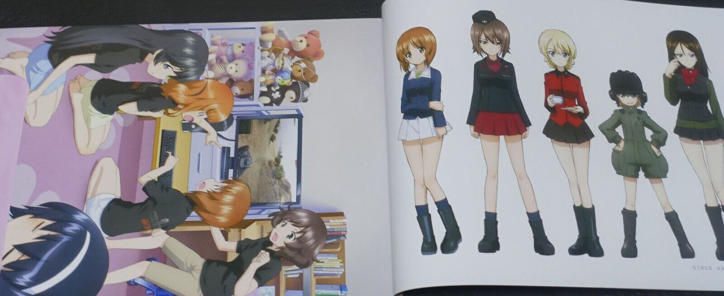GIRLS und PANZER Characters Official Art Works Sensha-do Shoujo Syashin Syuu 3 