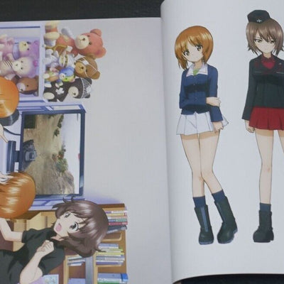 GIRLS und PANZER Characters Official Art Works Sensha-do Shoujo Syashin Syuu 3 