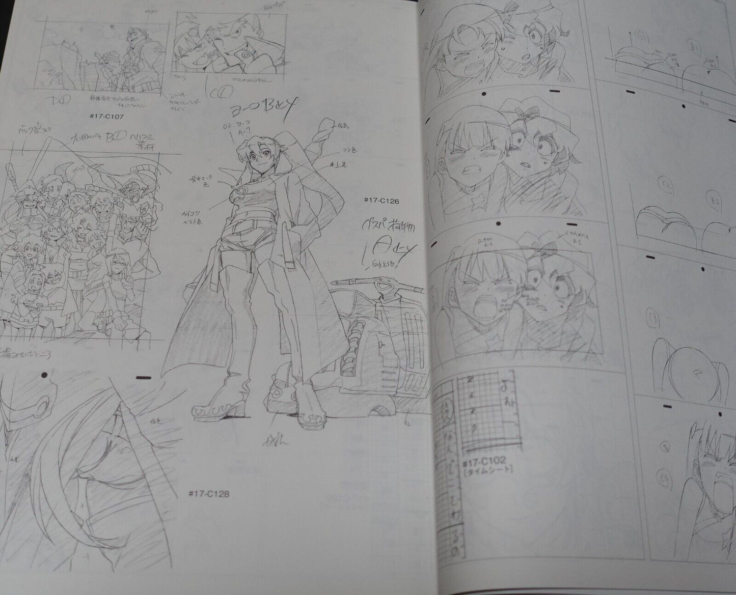 Animation GurreLagann Key Frame Art Book GROUNDWORK OF GURREN LAGANN 3 