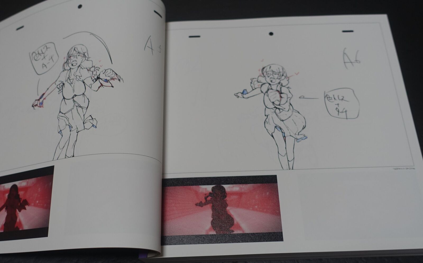Bakemonogatari Key Animation Note Ge 4 books total 1200page 