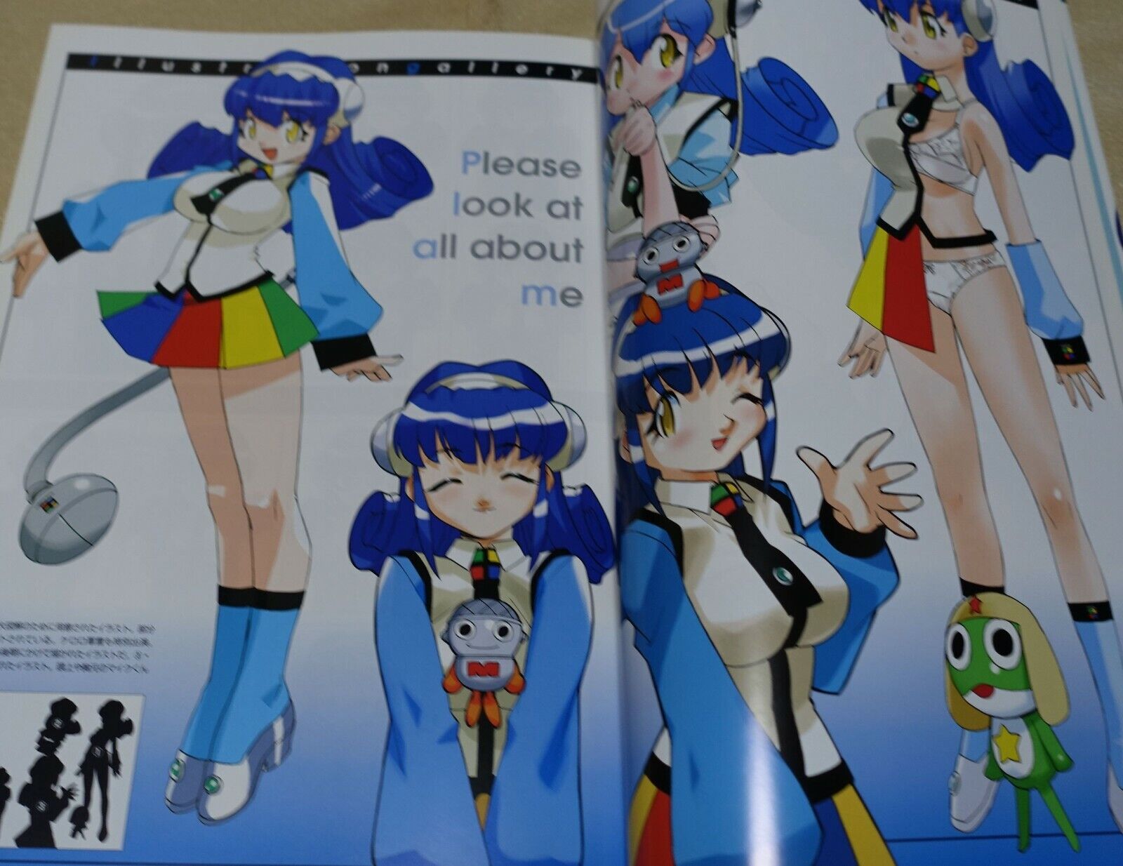 MINE YOSHIZAKI OS Idol Winchan Complete Fan Book SKY BLUE 