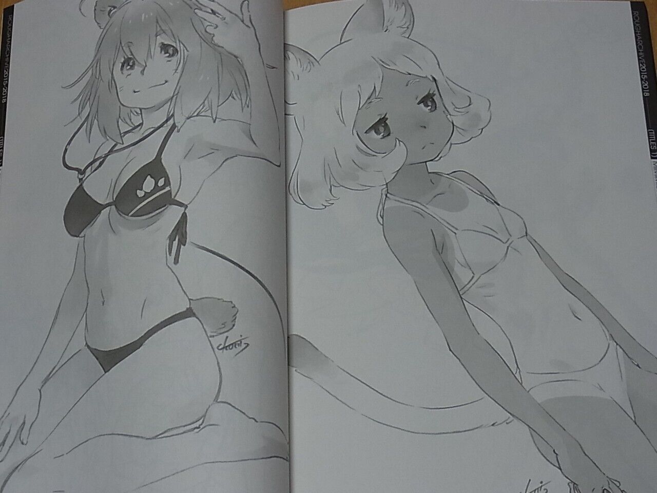 Kunihiko Tanaka Rough Illustration Art Book Rough ARCHIVE 2015-2018 104page 