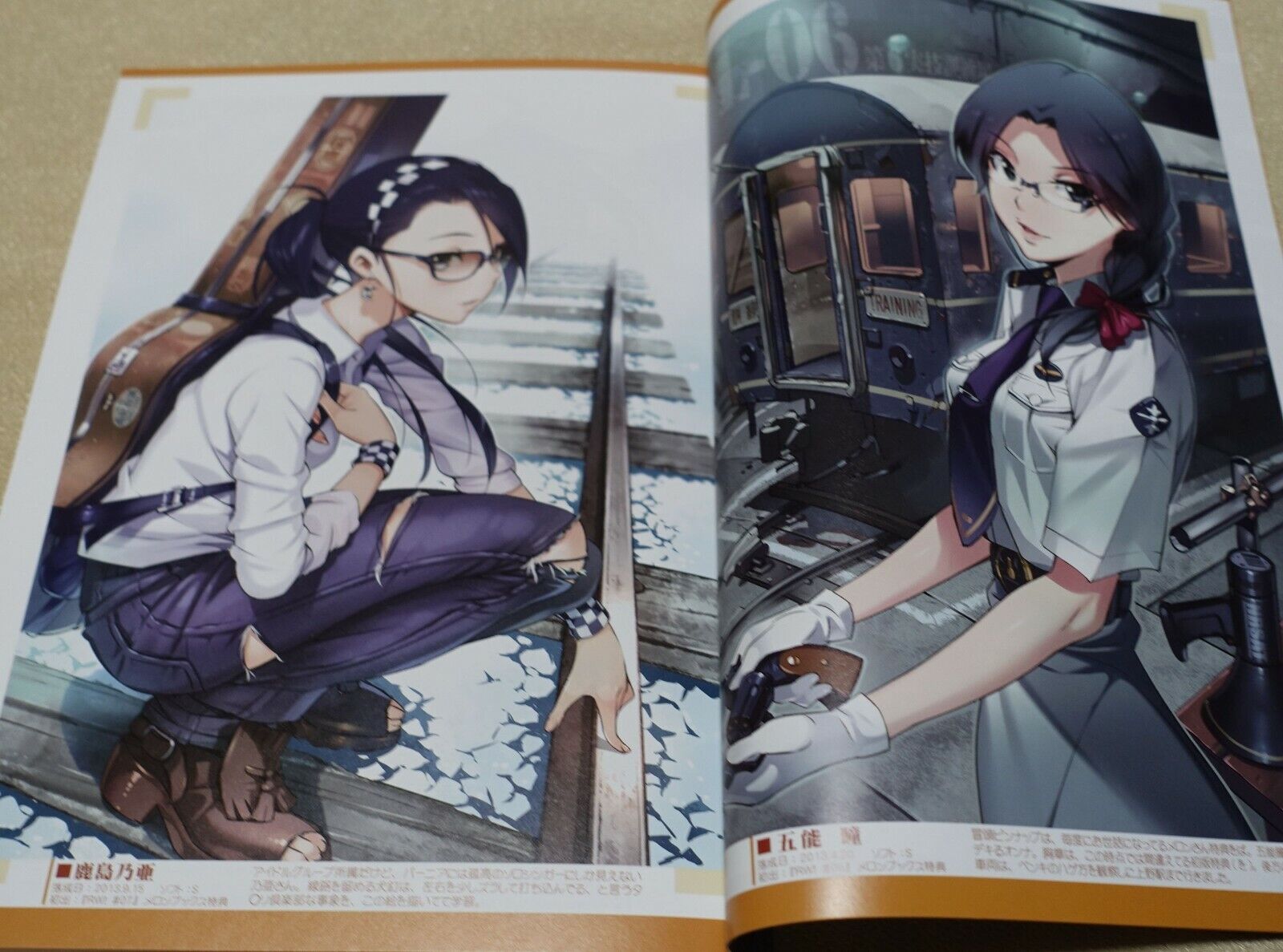 Vernier600 RAILlWARS! Color Art & Setting Collection Book Vol.1-3 RAIL WARS 