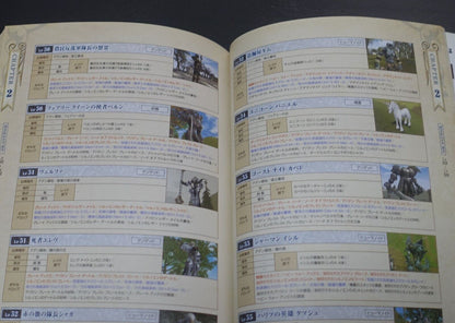 LINEAGE2 THE 2ND THRONE FREYA FIELD MONSTER GUIDE BOOK Japanese 