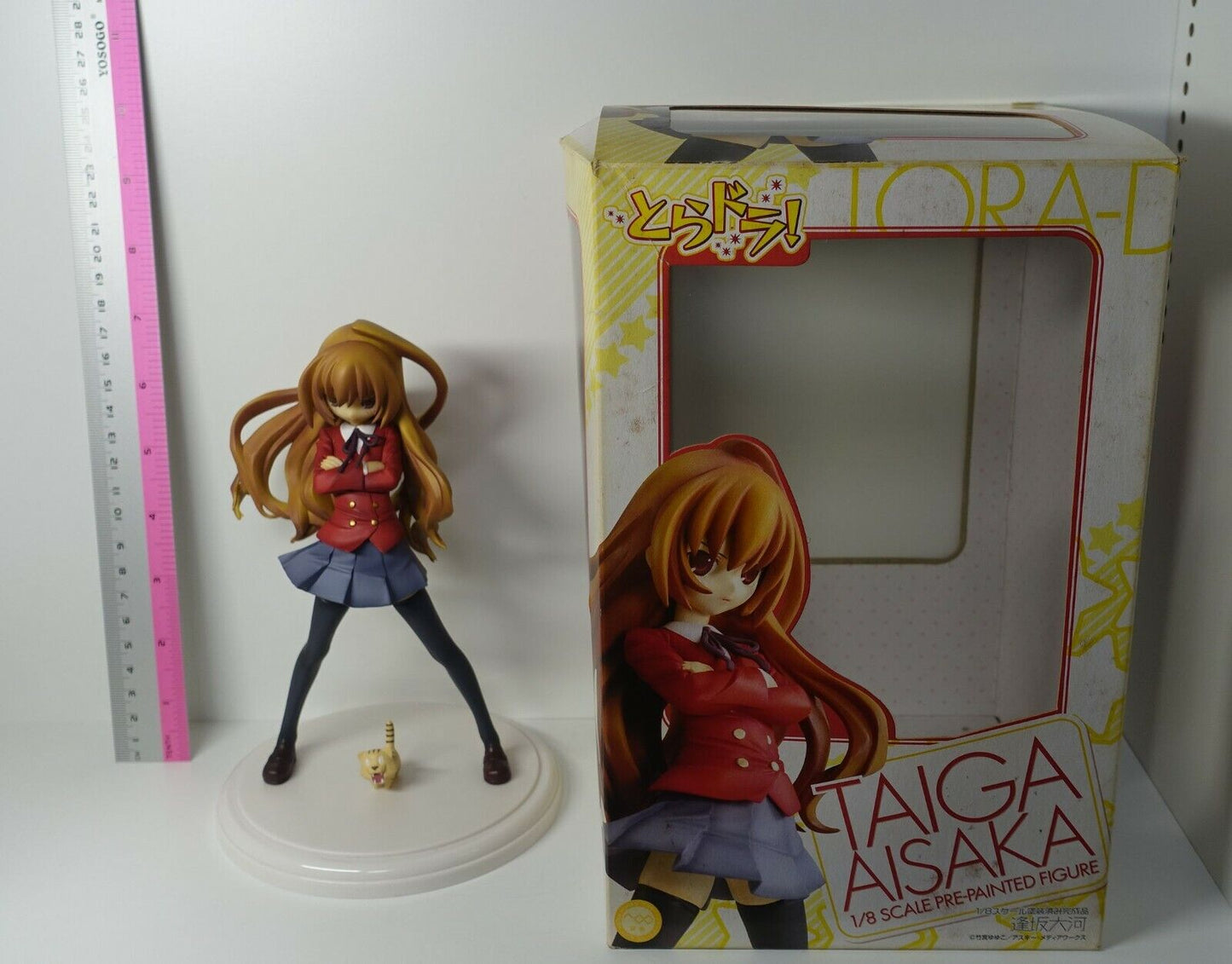 Toradora! Aisaka Taiga 1/8 Scale Figure Statue Toradora Chara-ani no inside case 