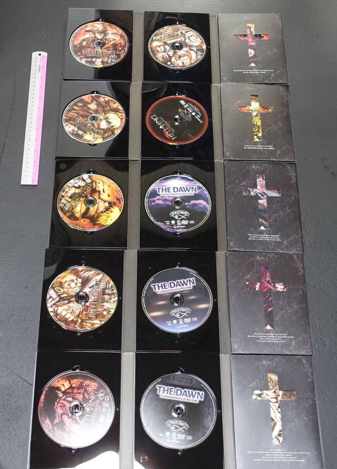 Japanese Animation OVA HELLSING DVD 1-10 COMPLETE SET 