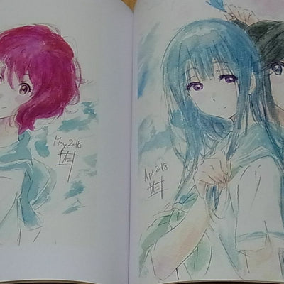 Manabu Nii Color Illustration Fan Art Book AD2017-2018 Precure Euphonium etc 