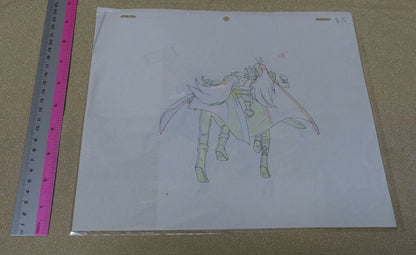 Cel & Raw Key Frame Art The Slayers Rina & Naga B15 Japanese Animation 