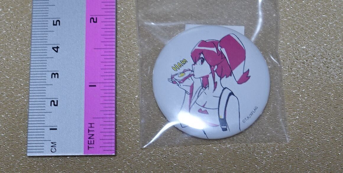 SUSHIO Exhibition Event Item Steel Badge PROMARE Aina Ardebit 