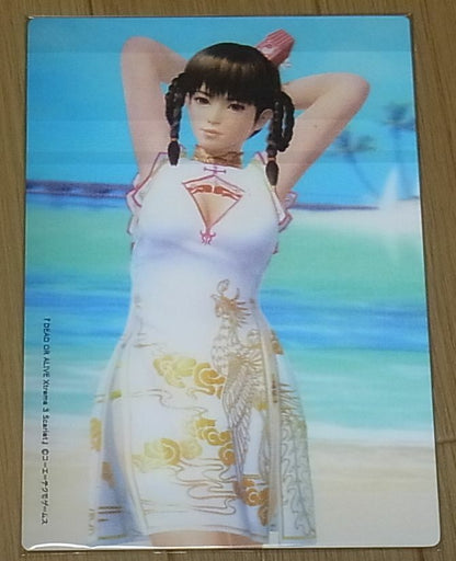 Dead Or Alive Xtreme3 Scarlet Lenticular 3D effect card set Lei Fang & Misaki 