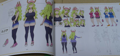 Miss Kobayashi's Dragon Maid Official Fan Doujinshi & Anime Design Art Book Set 