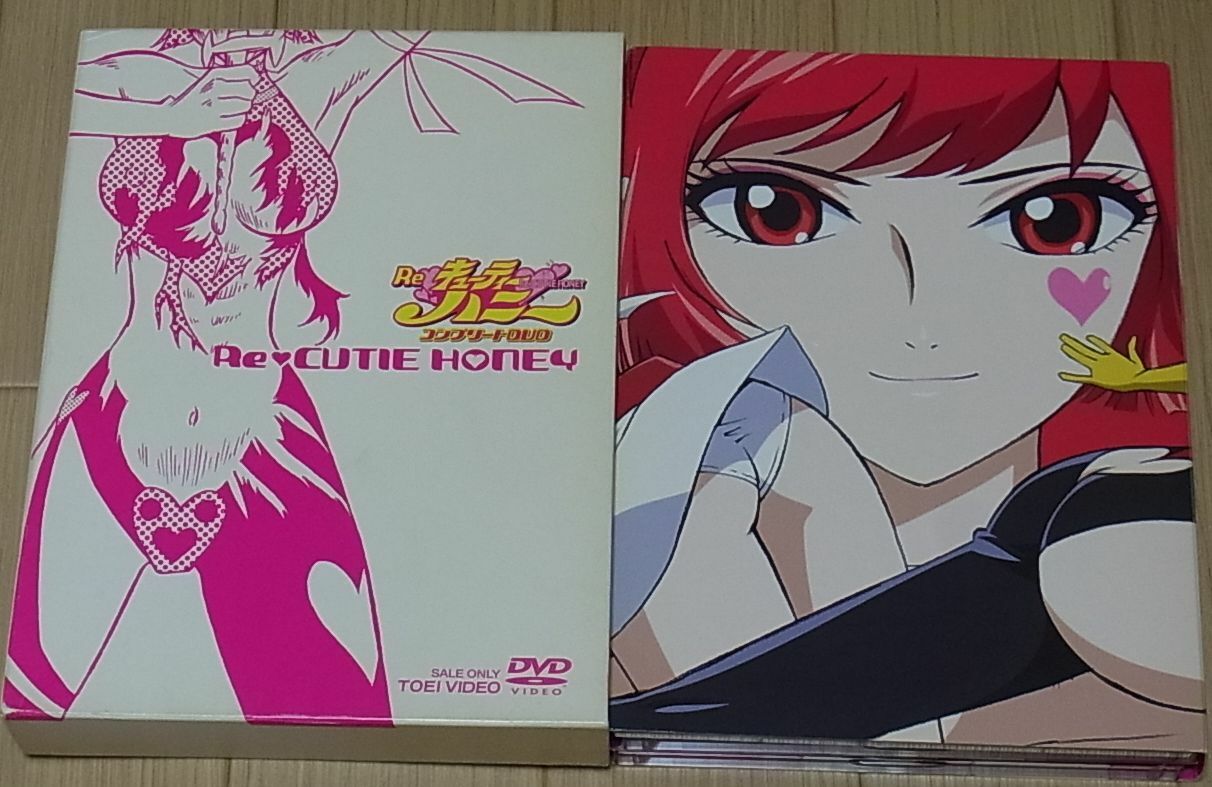 Re CUTIE HONEY Complete DVD Box & MICROMAN Figure Set 