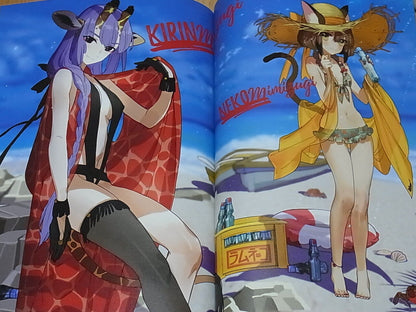 WADA ARCO RCOWADA Beast Ear Girls Swim Suit Color Art Book C91 