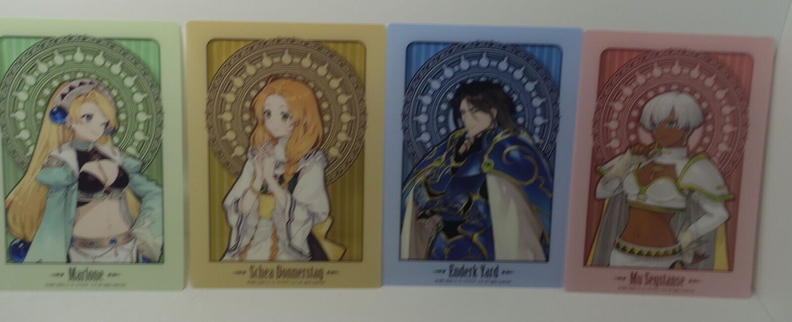 Atelier Marie Remake The Alchemist of Salburg PVC Clear Card 4 pieces set 