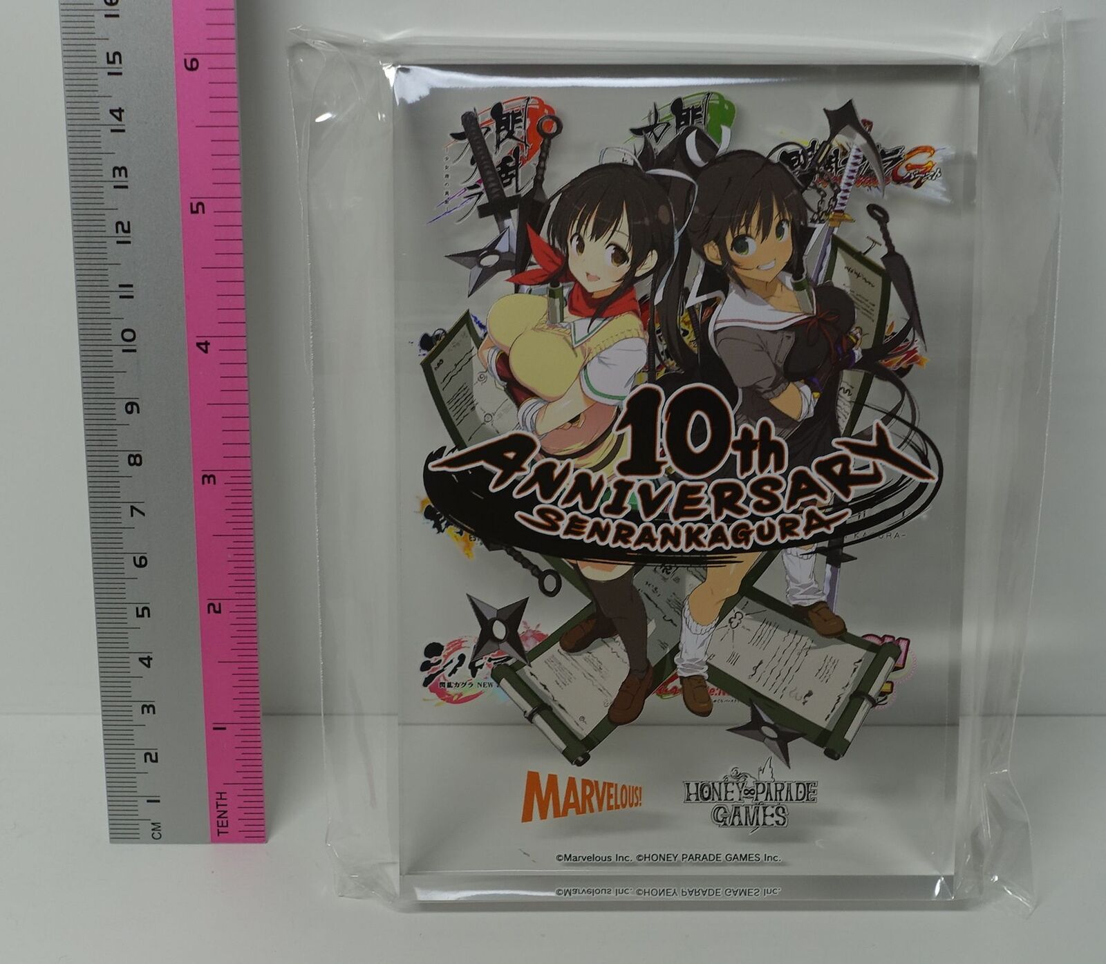 Senran Kagura 10 th Anniversary Acrylic Block Asuka & Homura C100 