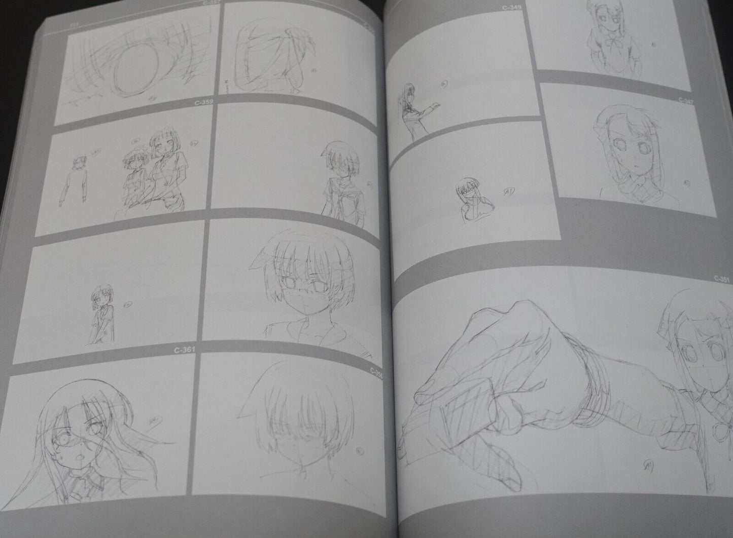 Masakatsu Sasaki Animation Key Frame Art Work Book 8 - Saki - 228page 
