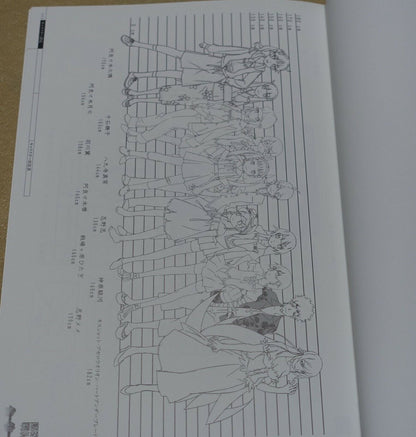 Bakemonogatari Production Note characters White Special Edition 