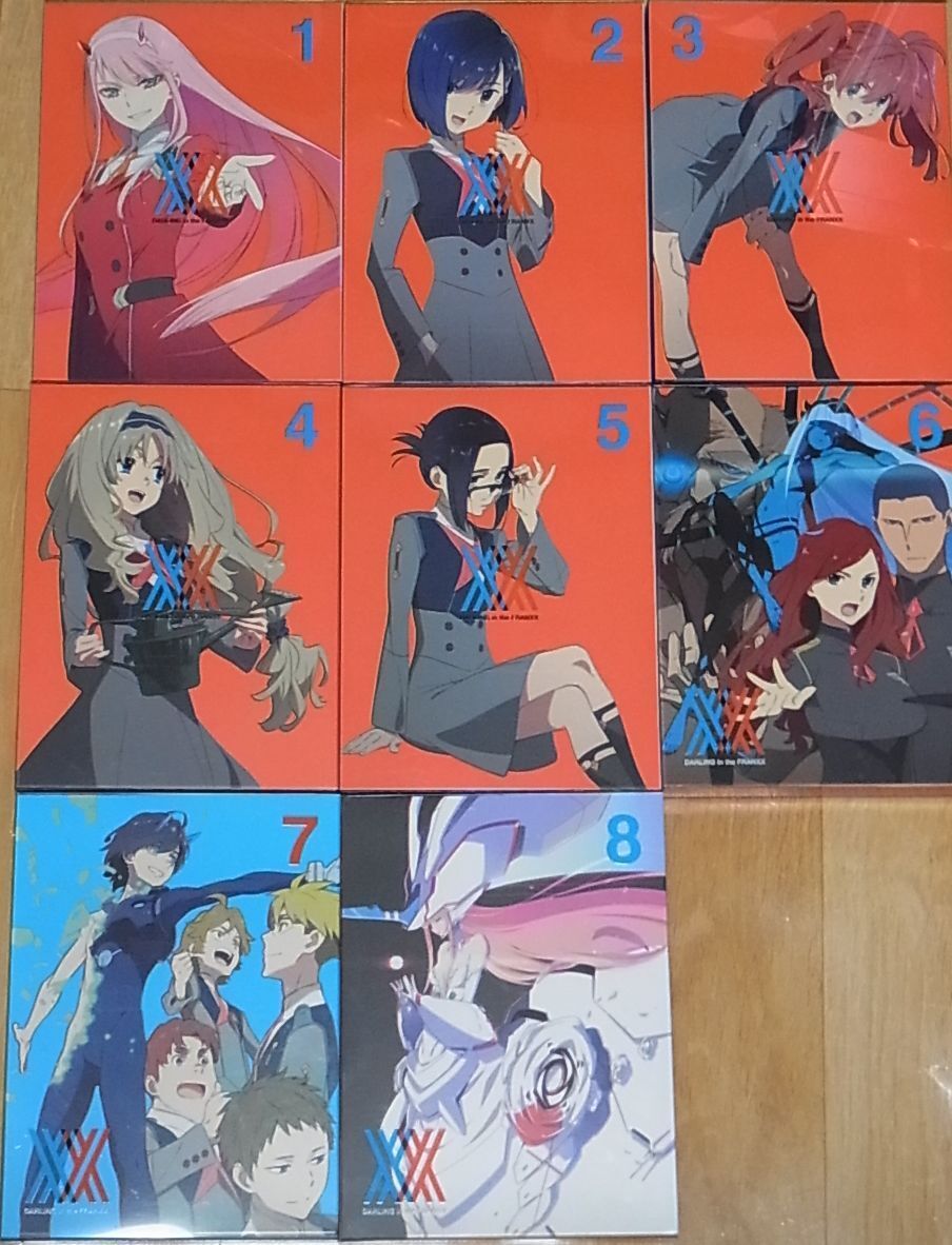 Darling in the Franxx Blu-ray Series 1-8 Complete Set & Sound Track &Voice Drama 