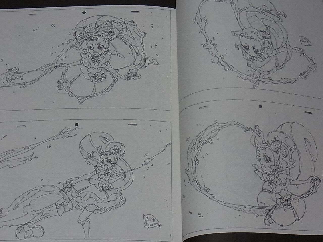 Takeshi Morita Precure a la mode Aikatsu Key Frame Art Doujinshi 